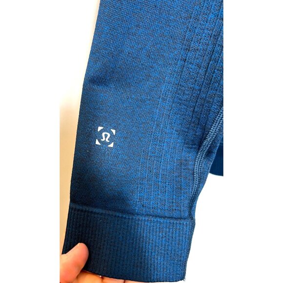 Lululemon Engineered Warmth Jacket Poseidon Black Wool Blend Mens Large - Picture 11 of 13